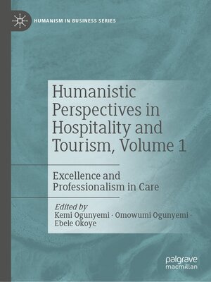 cover image of Humanistic Perspectives in Hospitality and Tourism, Volume 1